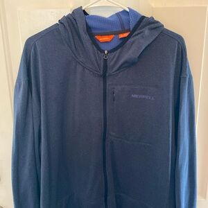 Merrell Geotex Hoodie, Blue xxl